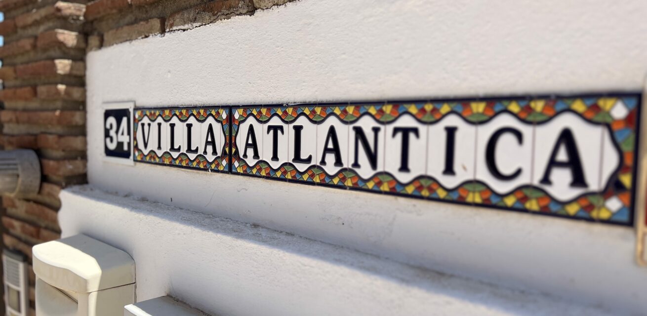 sign of villa in costa del sol